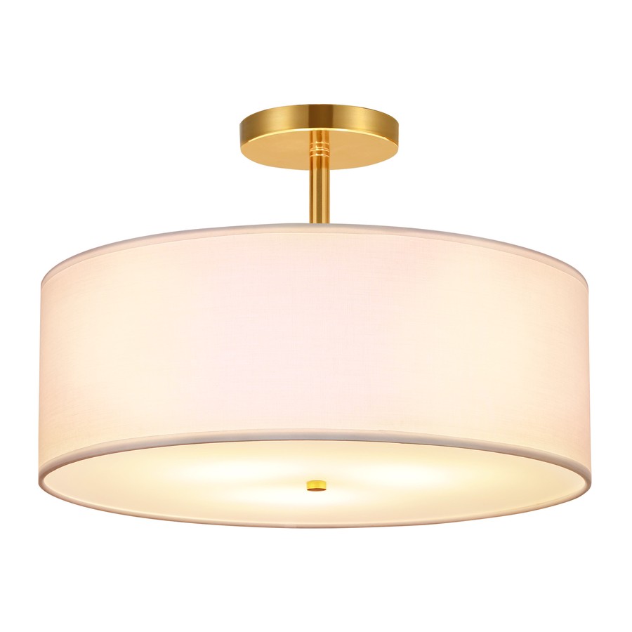 金边米色吸顶灯